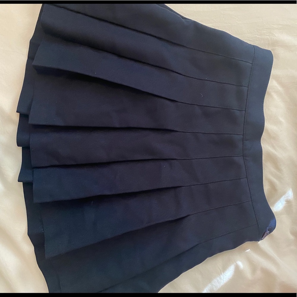 American apparel navy blue skirt